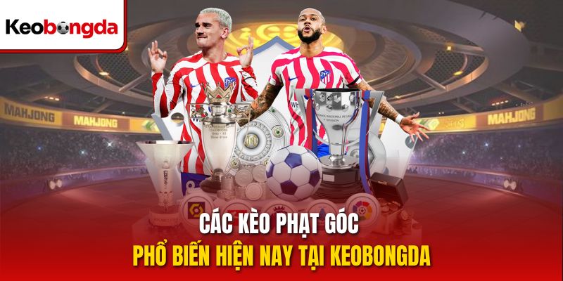 Các kèo phạt góc phổ biến hiện nay tại Keobongda